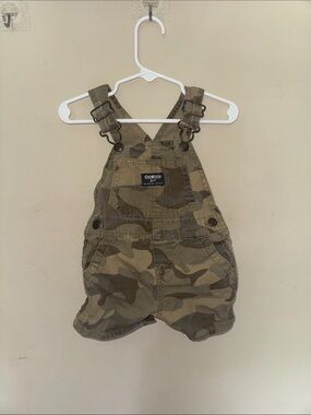 OshKosh B'gosh Green Camo Shortalls